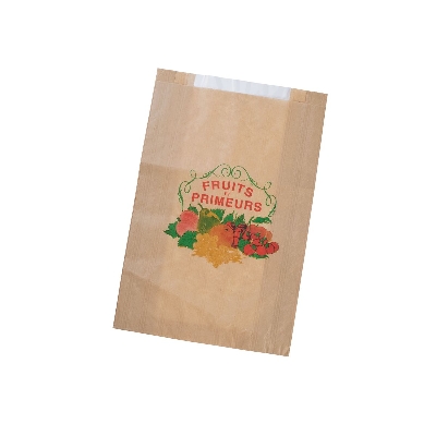 Sacs papier à fenêre "Fruits et primeurs"