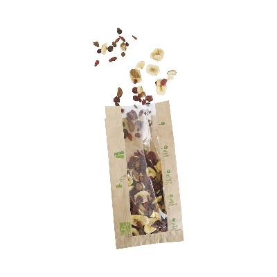Sacs papier à fenêtre gradué, spécial vrac
