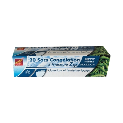 Sacs congélation à zip