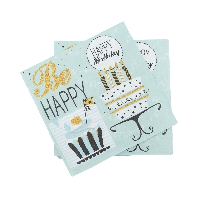 Serviettes décor Anniversaire