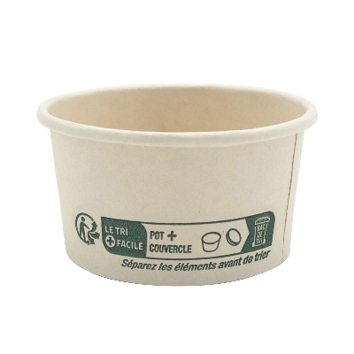 Pots à sauce avec couvercles séparés