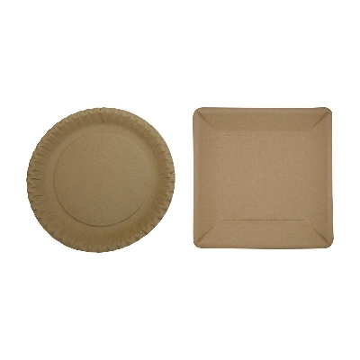 Assiettes carton kraft